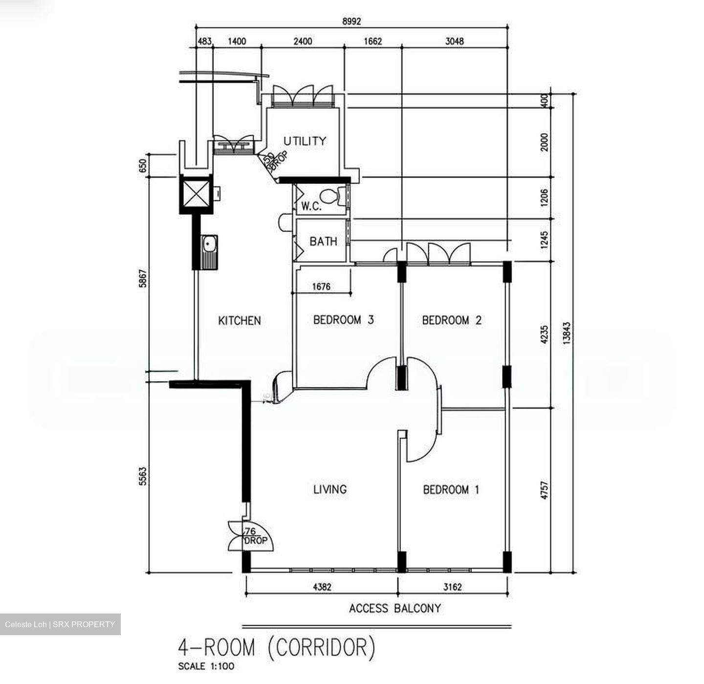 Blk 23 Dover Ville (Queenstown), HDB 4 Rooms #532600691